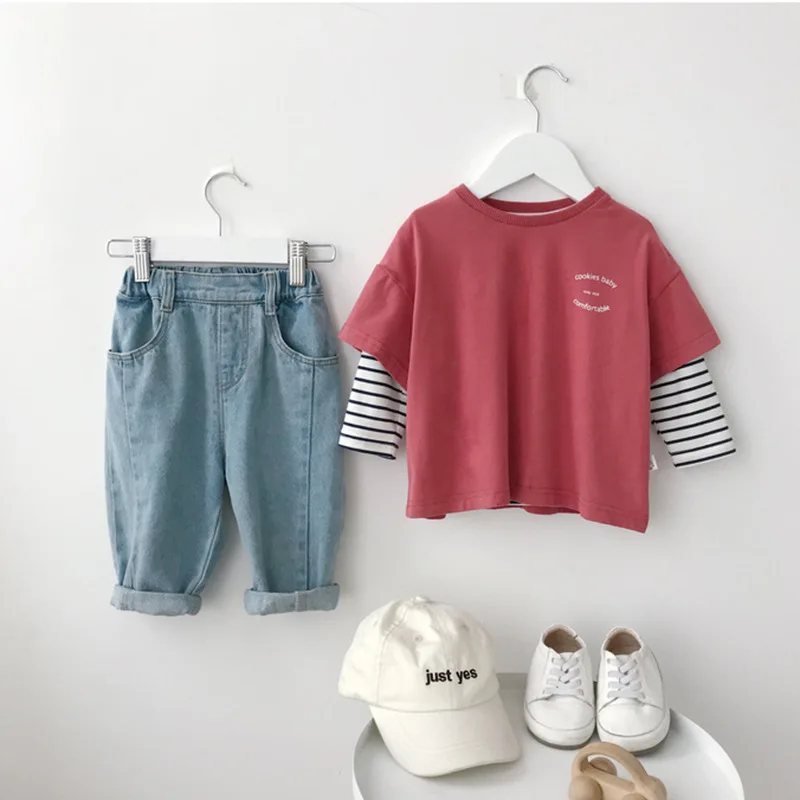 Baby Boys Jeans 2019 Spring Summer New Children's Denim Pants Fashion Kids Girls Loose Casual Jean Toddler Solid Cowboy Trousers
Baby Boys Jeans 2019 Spring Summer New Children's Denim Pants Fashion Kids Girls Loose Casual Jean Toddler Solid Cowboy Trousers