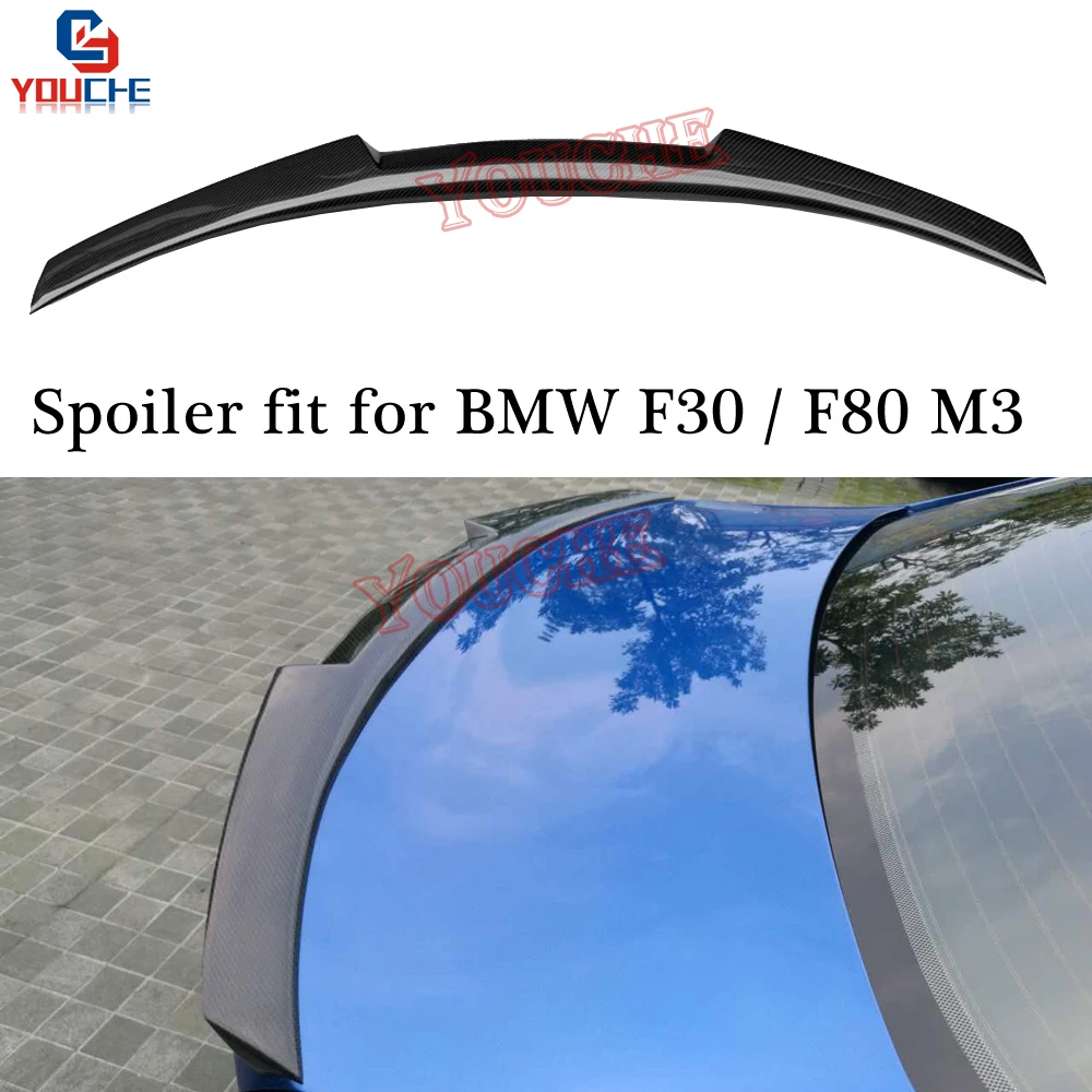 

M3 Carbon Fiber Car Rear Spoiler for BMW F30 3 Series Sedan Saloon M3 F80 MP / CS / M4 / PSM Style Rear Trunk Wing 2012 - 2018