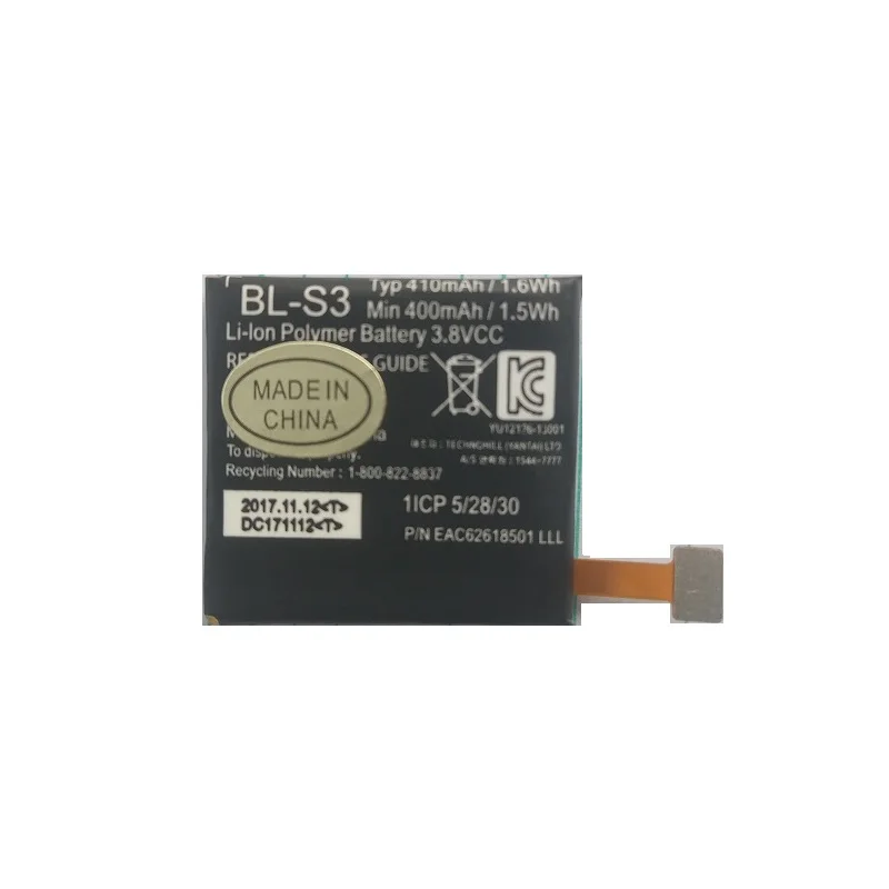 BL S3 батарея BLS3 для LG G Watch R w110 w150 часы новый литий полимерный перезаряжаемый
