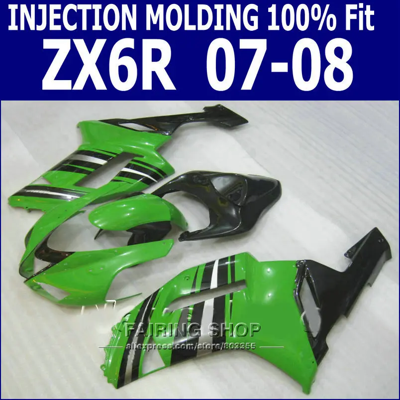 100%Fitment zx6r 2007 2008 Fairing kit For Kawasaki Ninja 07 08 Green Fairings (Ems free+7gifts) S23
100%Fitment zx6r 2007 2008 Fairing kit For Kawasaki Ninja 07 08 Green Fairings (Ems free+7gifts) S23