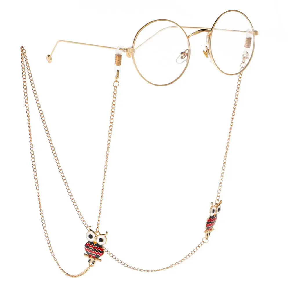 Reading Glasses Chain Handmade Enamel Owl Charm Metal Sunglasses Cords Eyeglass Lanyard Holder Eyewear Neck Straps
Reading Glasses Chain Handmade Enamel Owl Charm Metal Sunglasses Cords Eyeglass Lanyard Holder Eyewear Neck Straps