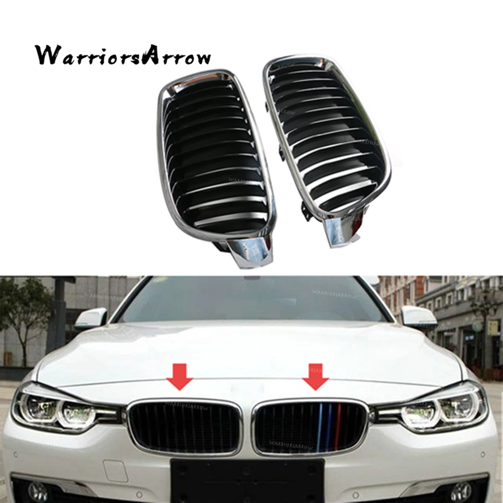 WarriorsArrow Pair Front Bumper Chrome Kidney Grille For BMW 3 Series F30 2012 2013 2014 2015 2016 2017 51137255411 51137255412
WarriorsArrow Pair Front Bumper Chrome Kidney Grille For BMW 3 Series F30 2012 2013 2014 2015 2016 2017 51137255411 51137255412