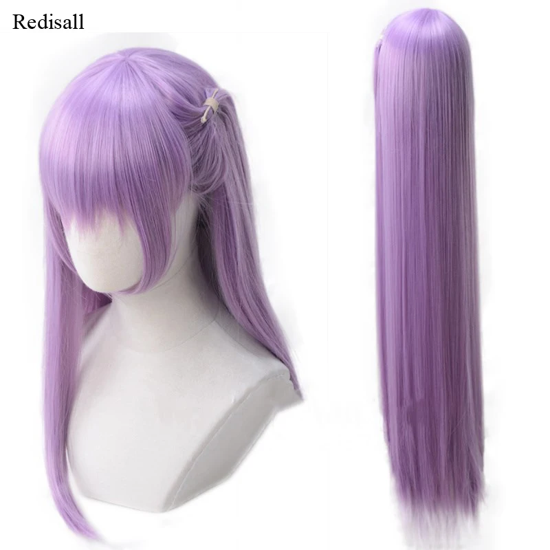 Fate EXTRA CCC BB Byibyi фиолетовый парик длинные прямые волосы косплей 120 см Хэллоуин