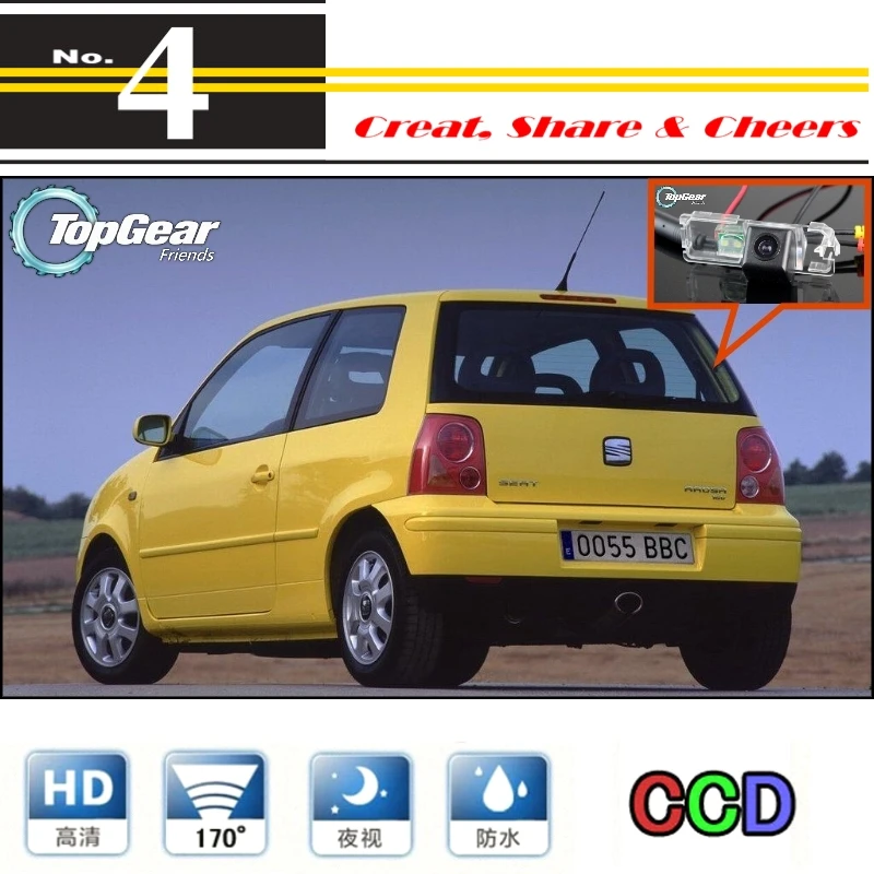 Для SEAT ArosaCar камера высокого качества заднего вида Водонепроницаемая камера для PAL/NTSC Для TG тюнинга | CCD + RCA разъем
Для SEAT ArosaCar камера высокого качества заднего вида Водонепроницаемая камера для PAL/NTSC Для TG тюнинга | CCD + RCA разъем
