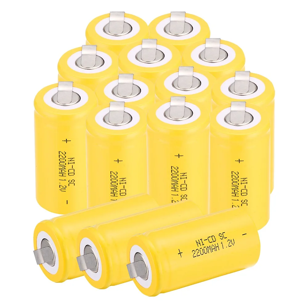 High quality !17 pcs Ni-Cd NiCd 4.25CM*2.2CM Sub C SC battery 1.2V 2200 mAh Rechargeable Battery
High quality !17 pcs Ni-Cd NiCd 4.25CM*2.2CM Sub C SC battery 1.2V 2200 mAh Rechargeable Battery