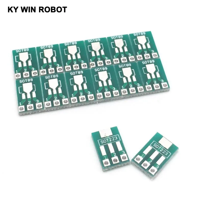 100pcs SOT89 To DIP SOT223 To DIP Adapter Board Transfer Plate Pinboard 1.5mm Pitch Pin Space Test PCB Electronic Circuirt Board
100pcs SOT89 To DIP SOT223 To DIP Adapter Board Transfer Plate Pinboard 1.5mm Pitch Pin Space Test PCB Electronic Circuirt Board