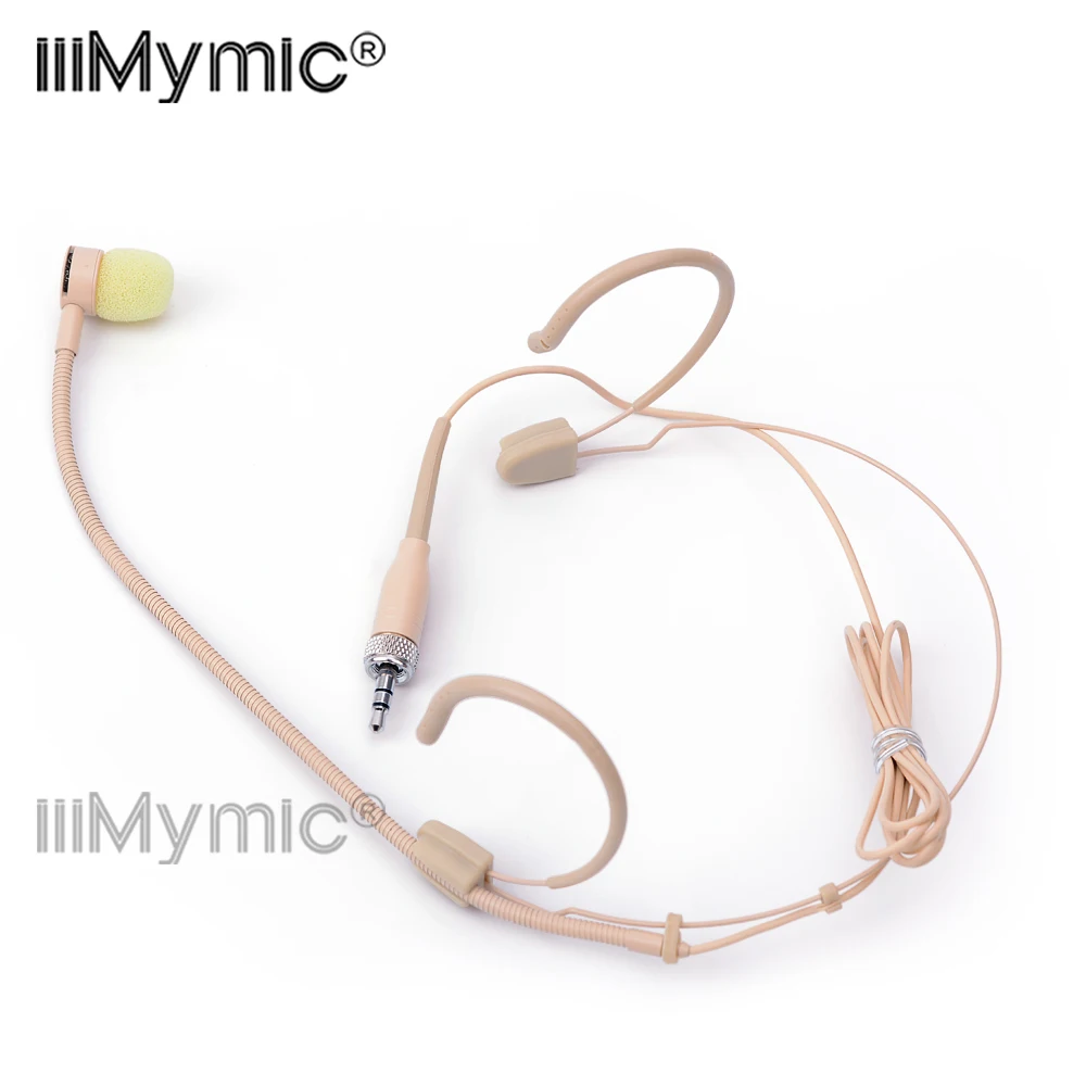 Perfect for Singing Concert !! PRO Headset Microphone 3.5 mm Lockable Cardioid Condenser Mic for Sennheiser Wireless Bodypack
Perfect for Singing Concert !! PRO Headset Microphone 3.5 mm Lockable Cardioid Condenser Mic for Sennheiser Wireless Bodypack