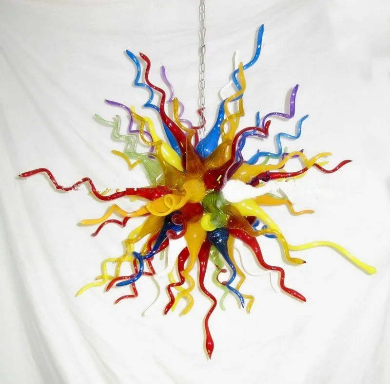 Elegant Colorful Bedroom Lighting LED Light Fixtures Style Hand Blown Small Cheap Chandelier
Elegant Colorful Bedroom Lighting LED Light Fixtures Style Hand Blown Small Cheap Chandelier