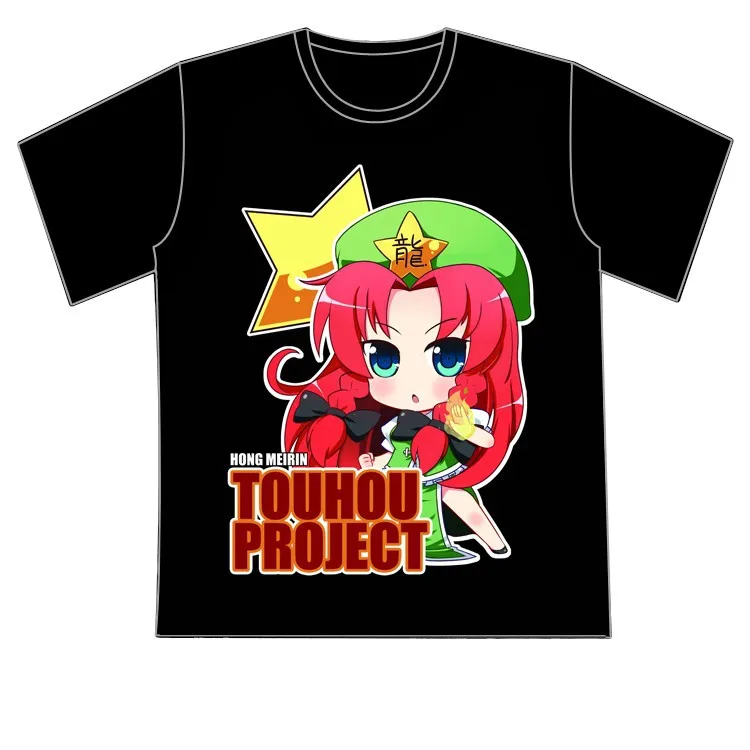 Japanese Anime Game T shirt Tops Touhou project Hoan Meirin Summer style Women T-Shirt Men Fashion Casual Short Sleeve T shirt
Japanese Anime Game T shirt Tops Touhou project Hoan Meirin Summer style Women T-Shirt Men Fashion Casual Short Sleeve T shirt