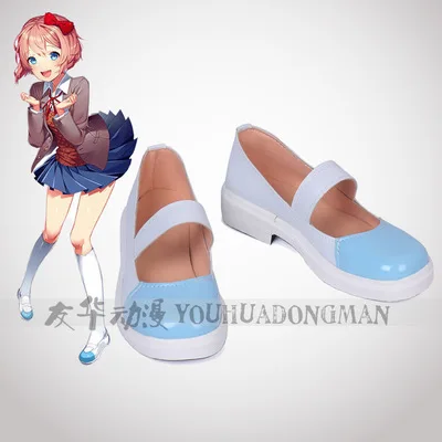 Game DDLC DokiDokiLiteratureClub Women's shoes Sayori Natsuki Monika Yuri Cute sweet dance shoes doki literature club cosplay
Game DDLC DokiDokiLiteratureClub Women's shoes Sayori Natsuki Monika Yuri Cute sweet dance shoes doki literature club cosplay