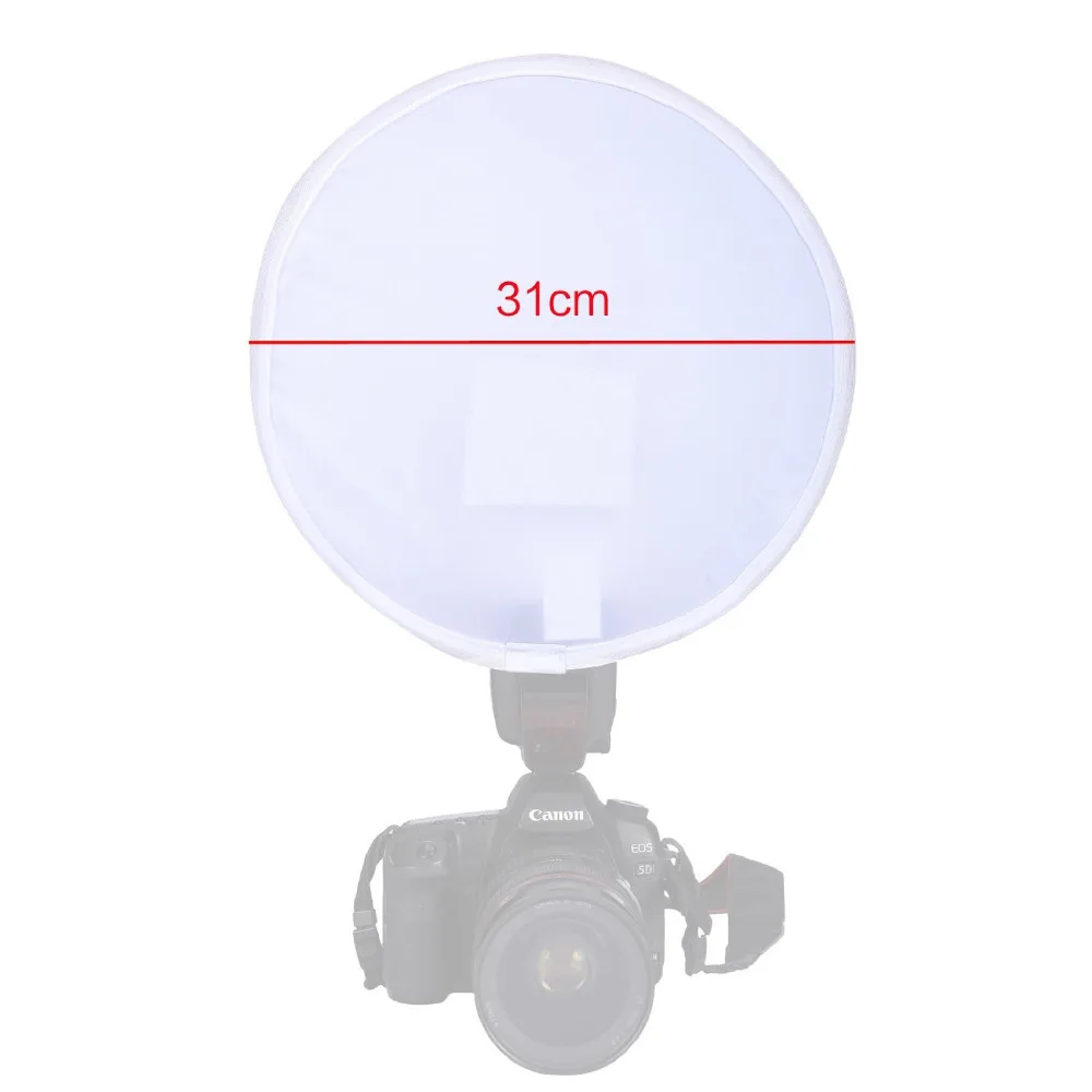 Fomito 31cm Round Diffuser 18% Gray Card for White Balance Card Board Round Flash Diffuser Softbox for Nikon Canon Sony
Fomito 31cm Round Diffuser 18% Gray Card for White Balance Card Board Round Flash Diffuser Softbox for Nikon Canon Sony