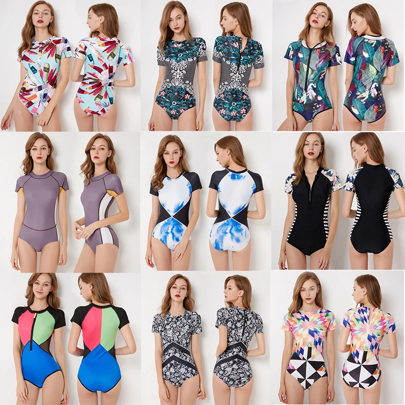 Floral Print Swimsuit 2020 Women Swimwear Short Sleeves Swimsuit Female One Piece Monokini Surfing Swim Suit Zipper Bathing Suit
Floral Print Swimsuit 2020 Women Swimwear Short Sleeves Swimsuit Female One Piece Monokini Surfing Swim Suit Zipper Bathing Suit