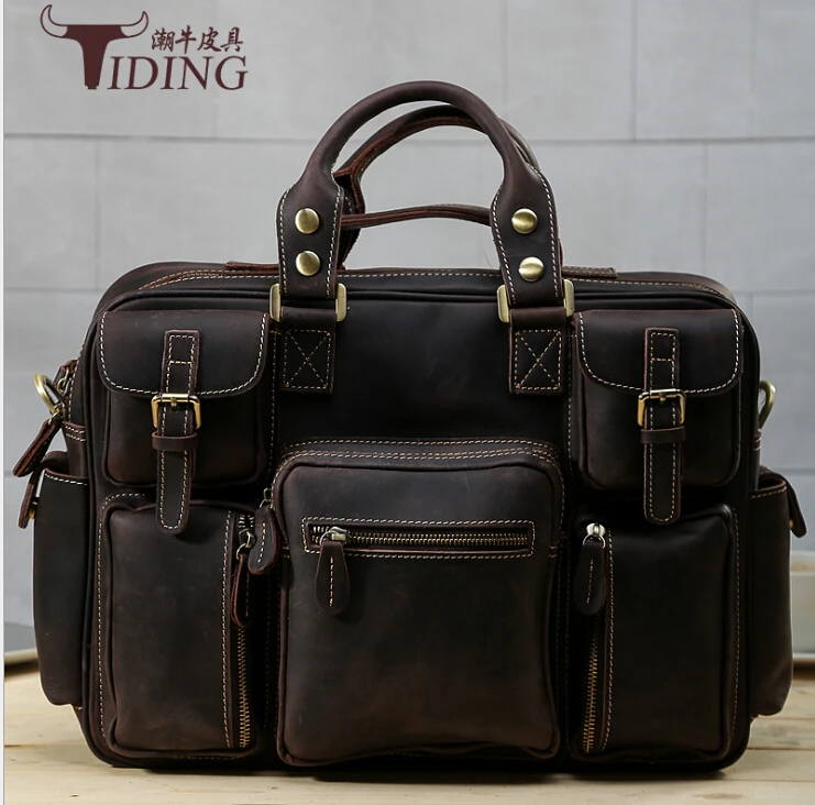 cowhide crazy horse leather genuine leather Hand bags male Larger capacity vintage travel Luggage Suitcase Tote Bag handbags
cowhide crazy horse leather genuine leather Hand bags male Larger capacity vintage travel Luggage Suitcase Tote Bag handbags