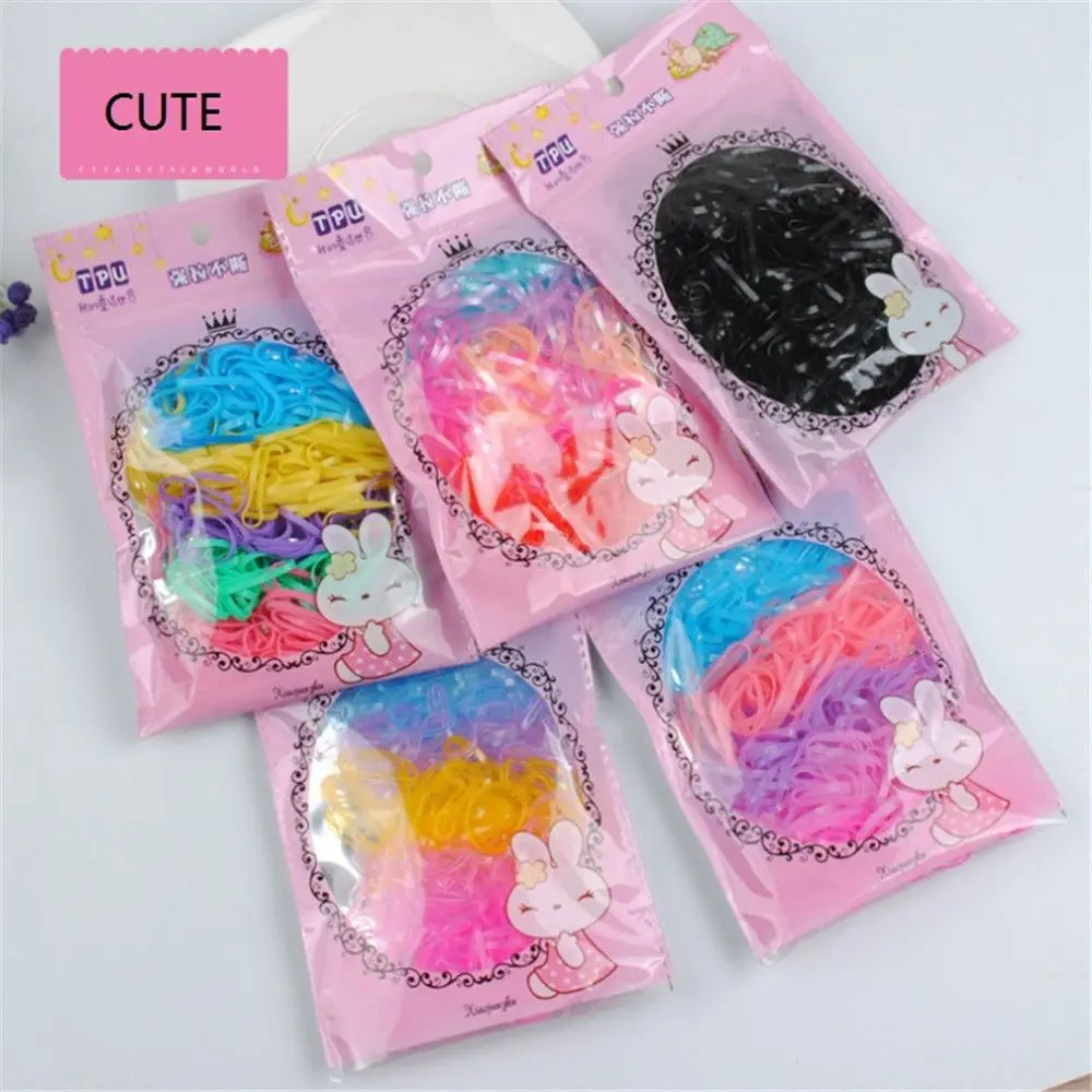 About 200pcs Colorful TPU Children Elastic Hair Rope Girls Ponytail Holders Hair Tie Rubber Bands Hair Accessories Hair Braiders
About 200pcs Colorful TPU Children Elastic Hair Rope Girls Ponytail Holders Hair Tie Rubber Bands Hair Accessories Hair Braiders