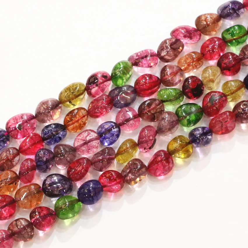 Multicolor Synthetic Tourmaline Crystal Stone 10mm Wholesale Freeform Irregular Shape Loose Beads Jewelry Making 15inch B3285
Multicolor Synthetic Tourmaline Crystal Stone 10mm Wholesale Freeform Irregular Shape Loose Beads Jewelry Making 15inch B3285