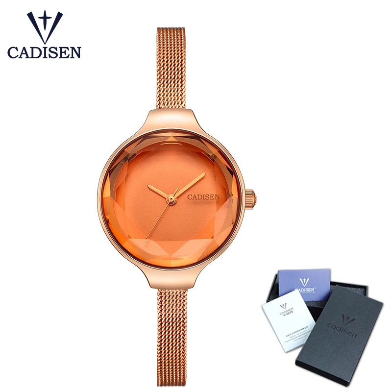 CADISEN 2019 New Fashion Brand Women Quartz Watch Stainless Steel Top Band Dress Watches Womens Wristwatches Relogio Feminino
CADISEN 2019 New Fashion Brand Women Quartz Watch Stainless Steel Top Band Dress Watches Womens Wristwatches Relogio Feminino