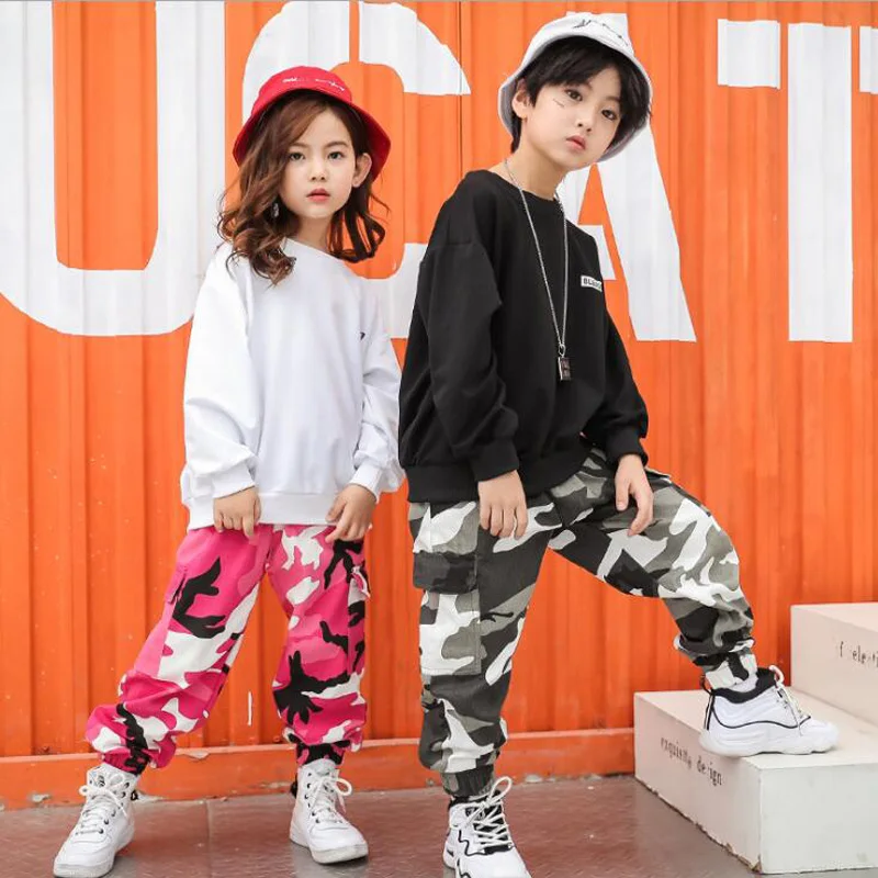 Kids Hip Hop Ballroom Dance Costumes Girls Camouflage Jogger Jazz Dancing Clothes Boys Dance Competition Performance Costumes
Kids Hip Hop Ballroom Dance Costumes Girls Camouflage Jogger Jazz Dancing Clothes Boys Dance Competition Performance Costumes