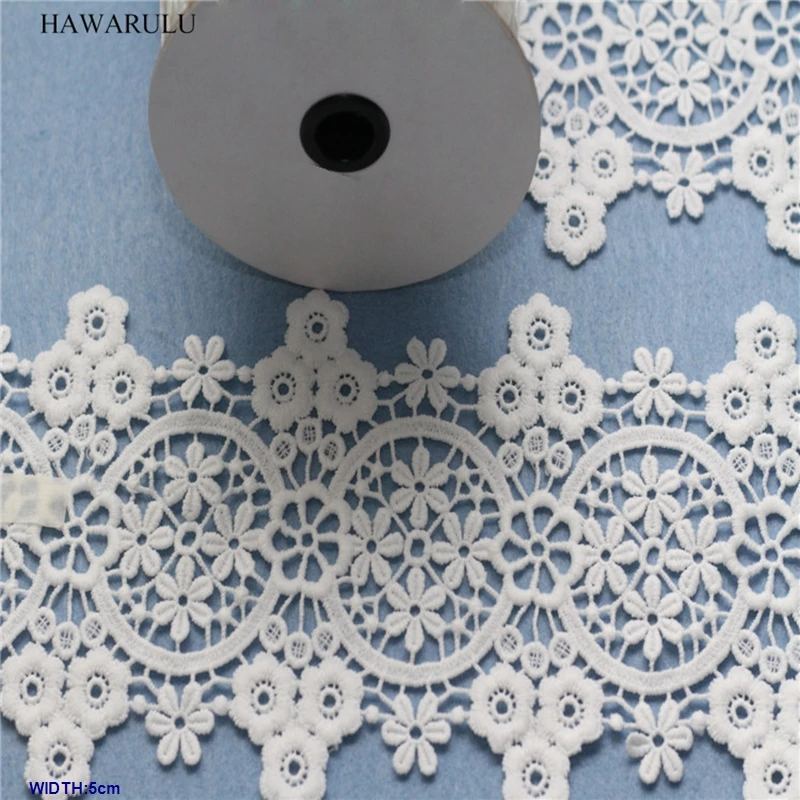 HAWARULU 2yard DIY Embroidery lace trim for women computer water-soluble lace fabric clothing accessories wedding decoration
HAWARULU 2yard DIY Embroidery lace trim for women computer water-soluble lace fabric clothing accessories wedding decoration