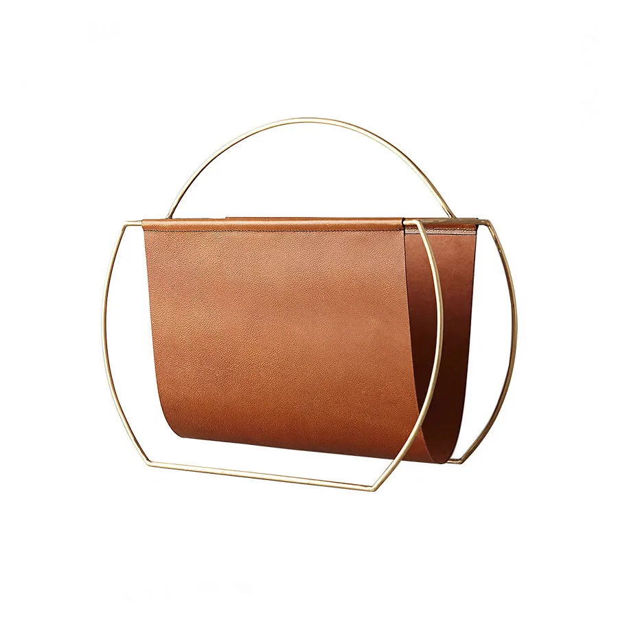 Leather Metal Magazine Rack with Handle Small Desktop Folder Stainless Steel Bookshelf Household Floor-Standing Newspaper Holder
Leather Metal Magazine Rack with Handle Small Desktop Folder Stainless Steel Bookshelf Household Floor-Standing Newspaper Holder