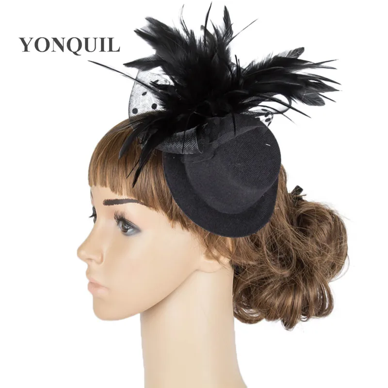 Children Show Party Fascinator Top Hats Girls Headpiece On Hair Clips Church Feather Flowers Womens Hair Accessories TMYQ075
Children Show Party Fascinator Top Hats Girls Headpiece On Hair Clips Church Feather Flowers Womens Hair Accessories TMYQ075