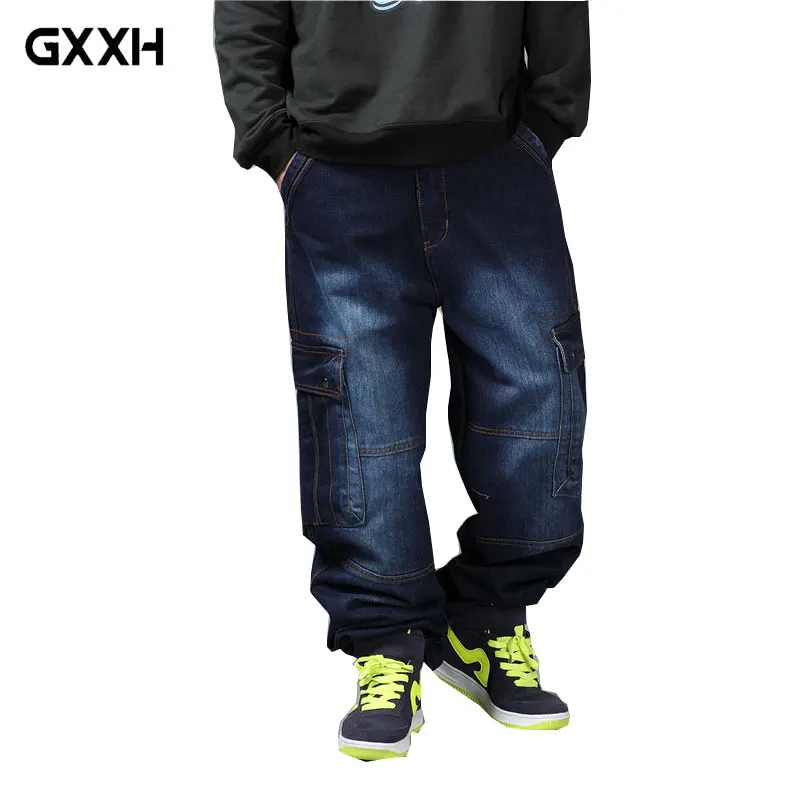 New Men's Loose jeans Spring and Autumn trend Men's Hip-Hop jeans Men's Large size trousers Size 30-42 44 46
New Men's Loose jeans Spring and Autumn trend Men's Hip-Hop jeans Men's Large size trousers Size 30-42 44 46