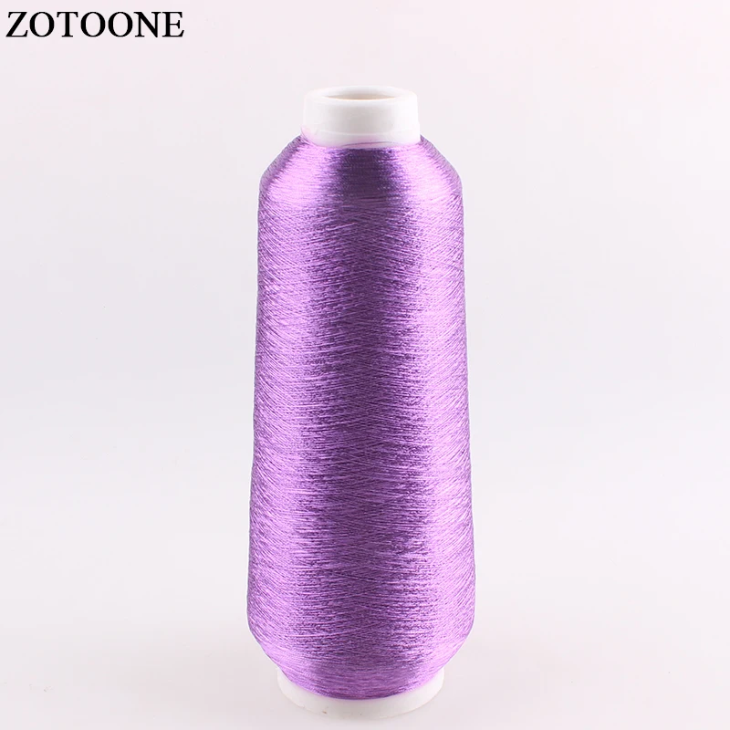 ZOTOONE Deep Purple Metal Sewing Thread 3500 Yards DMC Computer Machine Embroidery Machines Line Textile Metallic Yarn Woven D
ZOTOONE Deep Purple Metal Sewing Thread 3500 Yards DMC Computer Machine Embroidery Machines Line Textile Metallic Yarn Woven D