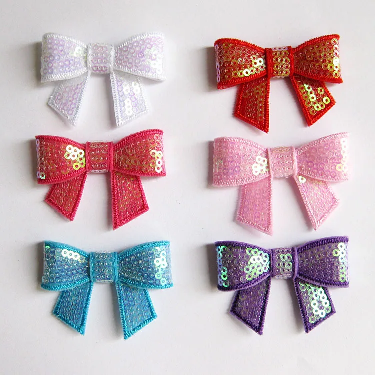 Embroidery European American Sequin Bowknot Children Hair Accessories Kids hair band Diy Bow Tie 5cm
Embroidery European American Sequin Bowknot Children Hair Accessories Kids hair band Diy Bow Tie 5cm