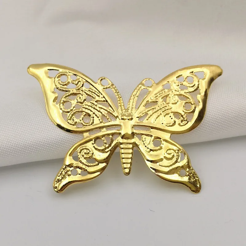 20/100 Pieces 39x26mm Gold color/White K/Antique bronze Metal Filigree Butterfly Flowers Slice Charms Setting Jewelry
20/100 Pieces 39x26mm Gold color/White K/Antique bronze Metal Filigree Butterfly Flowers Slice Charms Setting Jewelry