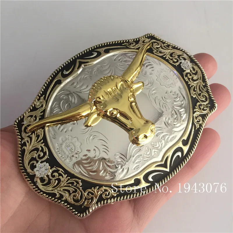 Retail Newest 3D Golden Bull Head Men's Belt Buckle With Pattern Metal Western Cowboy Belt Head Jeans Jewelry accessories
Retail Newest 3D Golden Bull Head Men's Belt Buckle With Pattern Metal Western Cowboy Belt Head Jeans Jewelry accessories