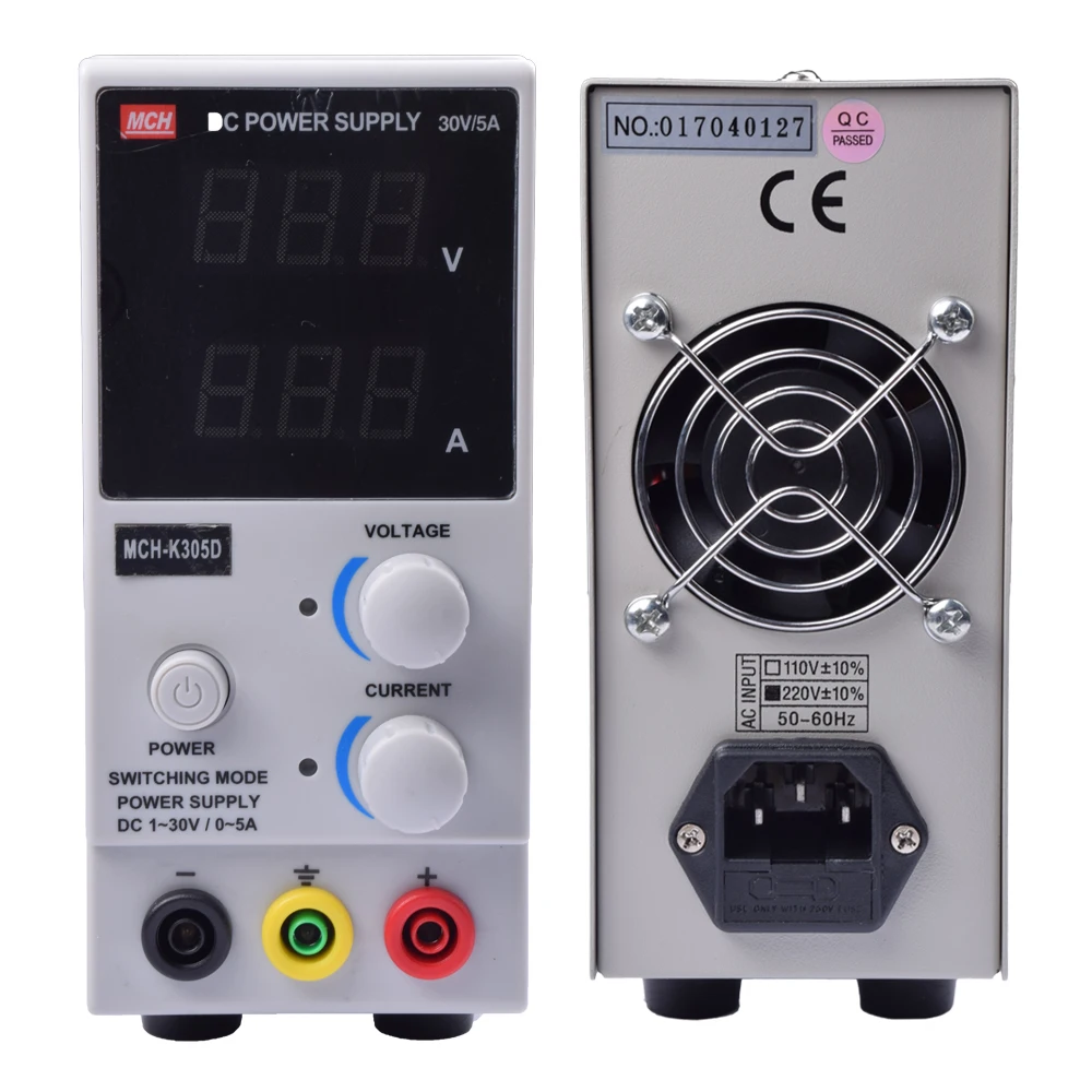 Регулируется переключение 30V 5A 110 V/220 V Питание MCH K305D мини лабораторный