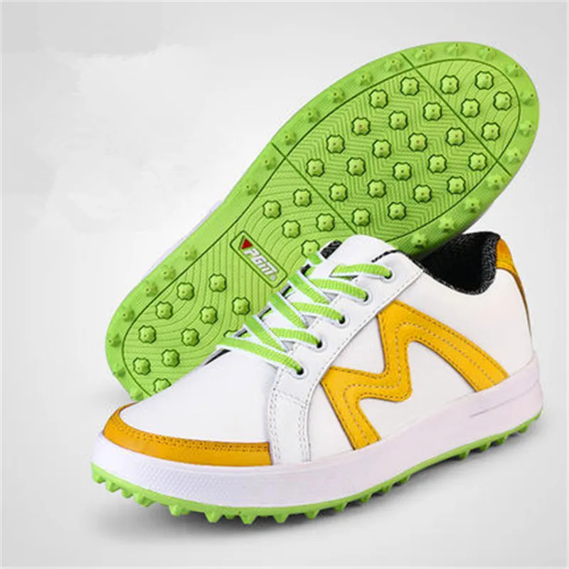 PGM Women Golf Genuine Leather Shoes Outdoor Sports Waterproof Breathable Shoes Ultralight Water non-slip No Spikes Golf Shoes
PGM Women Golf Genuine Leather Shoes Outdoor Sports Waterproof Breathable Shoes Ultralight Water non-slip No Spikes Golf Shoes
