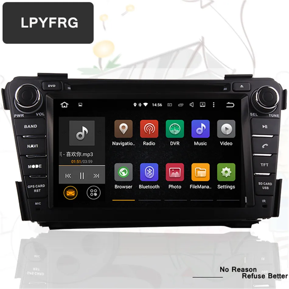 HD 7 "4G восьмиядерный android 10 0 4 гб + 64 магнитофон DAB автомобильный DVD плеер радио GPS