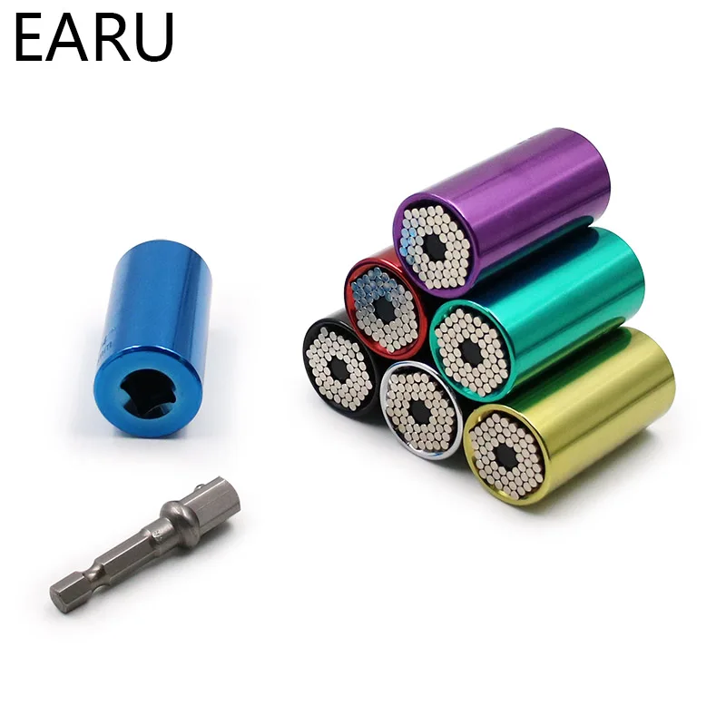 Universal Torque Wrench Head Set Socket Sleeve 7-19mm Power Drill Ratchet Bushing Spanner Key Magic Multi Hand Tools Kit Gift
Universal Torque Wrench Head Set Socket Sleeve 7-19mm Power Drill Ratchet Bushing Spanner Key Magic Multi Hand Tools Kit Gift