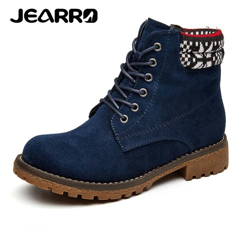 JEARRO Size31-35 Women's Ankle Boots Winter Keep Warm Genuine Velvet Ankle Boots Fashion Cool British Style Suede Female Boots
JEARRO Size31-35 Women's Ankle Boots Winter Keep Warm Genuine Velvet Ankle Boots Fashion Cool British Style Suede Female Boots