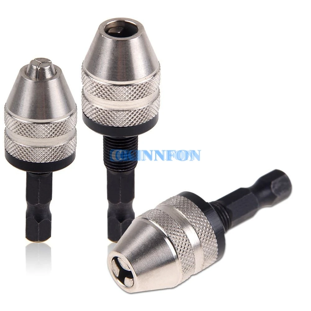 DHL 100PCS New 6mm 1/4" Keyless Chuck Quick Change Adapter Brick Rotary Tools Drill Bit mby (Color: Silver)
DHL 100PCS New 6mm 1/4" Keyless Chuck Quick Change Adapter Brick Rotary Tools Drill Bit mby (Color: Silver)