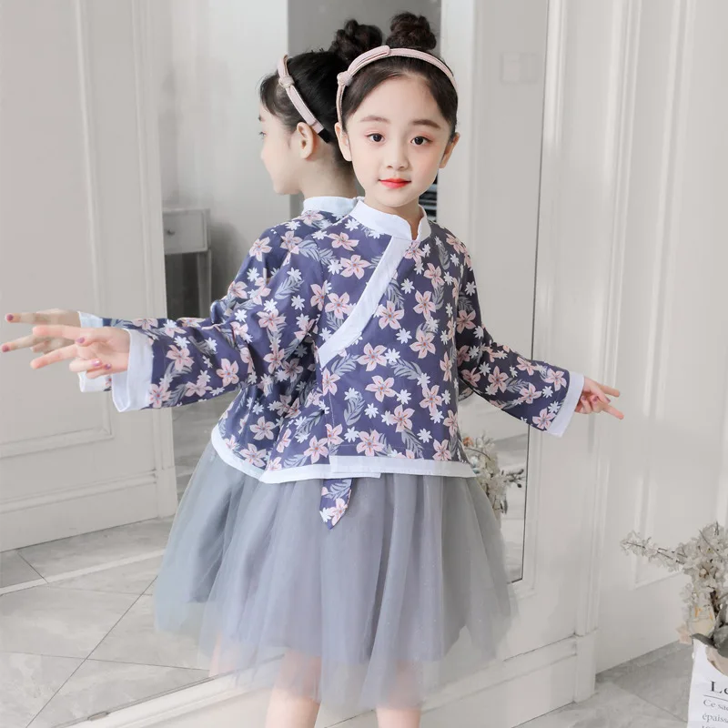 Hanfu Girls Dresses Chinese Tang Suit Kids Performing Clothes Chinese Minority Dance Costumes Children Stage Show Dancewear SL10
Hanfu Girls Dresses Chinese Tang Suit Kids Performing Clothes Chinese Minority Dance Costumes Children Stage Show Dancewear SL10