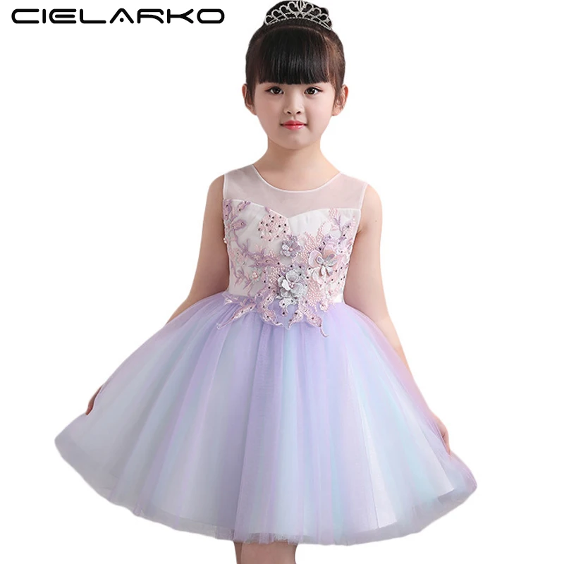 Cielarko Purple Flower Dress for Girl Tulle Fancy Princess Party Dresses 2018 Fashion Kids Clothing Formal Frocks for 3-12 Years
Cielarko Purple Flower Dress for Girl Tulle Fancy Princess Party Dresses 2018 Fashion Kids Clothing Formal Frocks for 3-12 Years