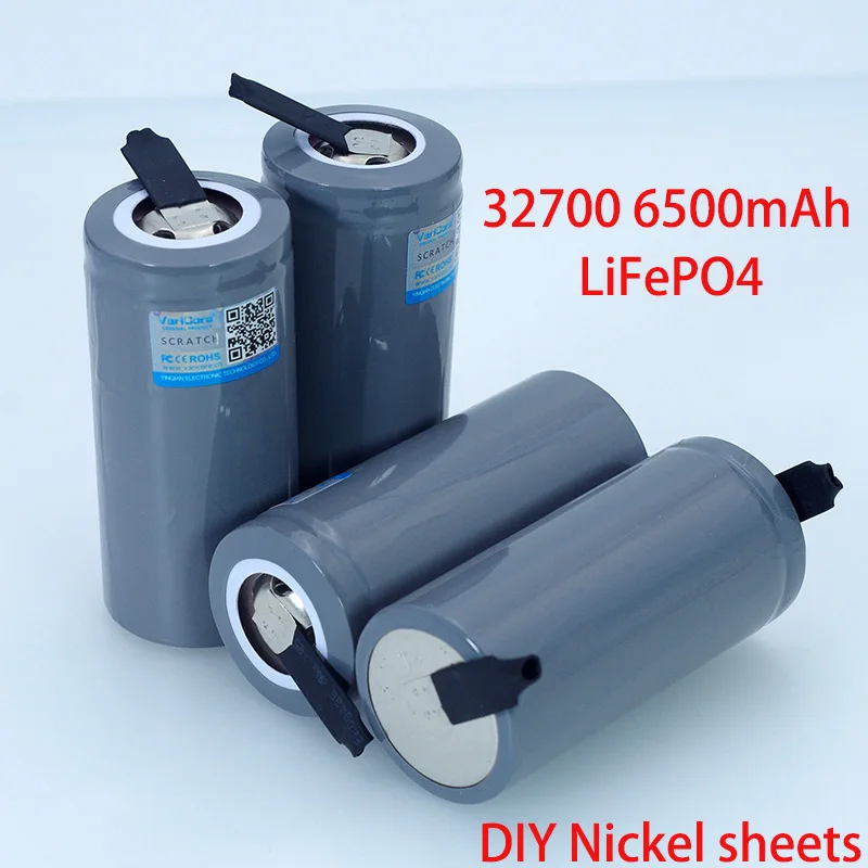 VariCore 3.2V 32700 4PCS 6500mAh LiFePO4 Battery 35A Continuous Discharge Maximum 55A High power battery+Nickel sheets
VariCore 3.2V 32700 4PCS 6500mAh LiFePO4 Battery 35A Continuous Discharge Maximum 55A High power battery+Nickel sheets