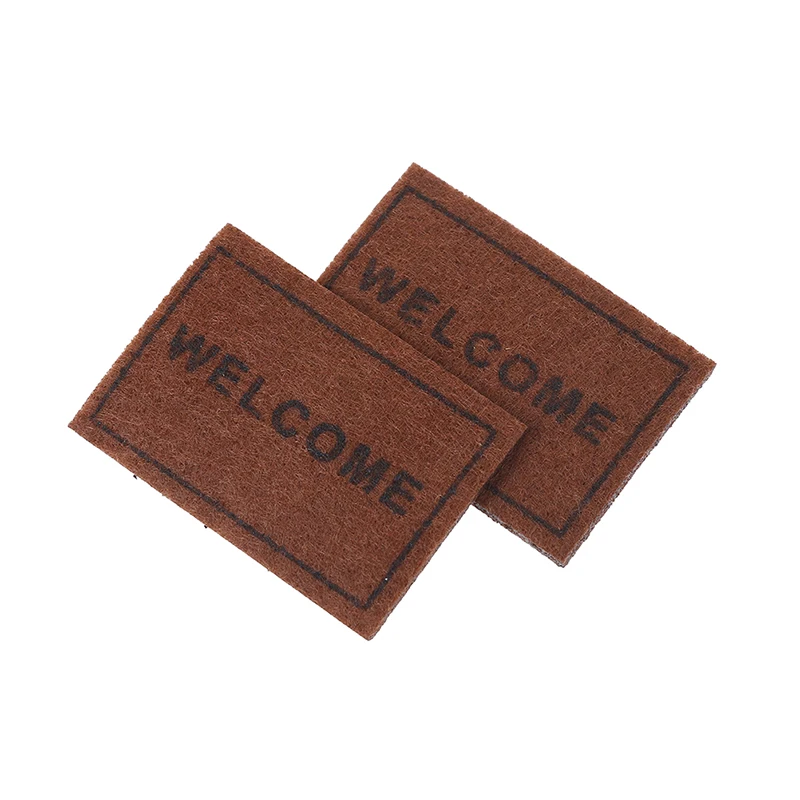 1/12 Dollhouse Miniature Welcome floor mat Carpet Rug doll house accessories 6.2X4.2CM
1/12 Dollhouse Miniature Welcome floor mat Carpet Rug doll house accessories 6.2X4.2CM