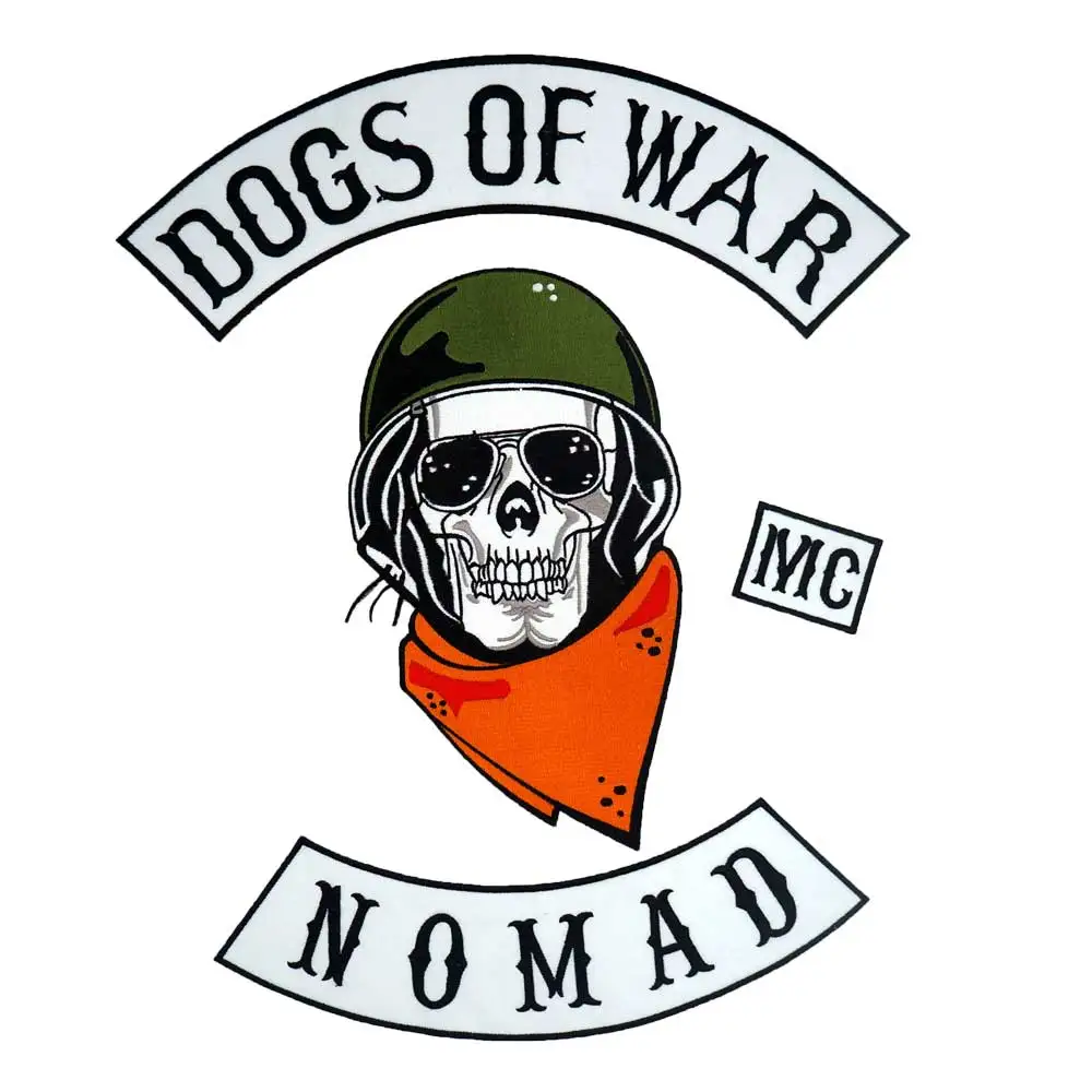 DOGS OF WAR NOMAD Biker Rider Biker Rider Patch BACKING Embroidered biker Patches Badge FU13
DOGS OF WAR NOMAD Biker Rider Biker Rider Patch BACKING Embroidered biker Patches Badge FU13