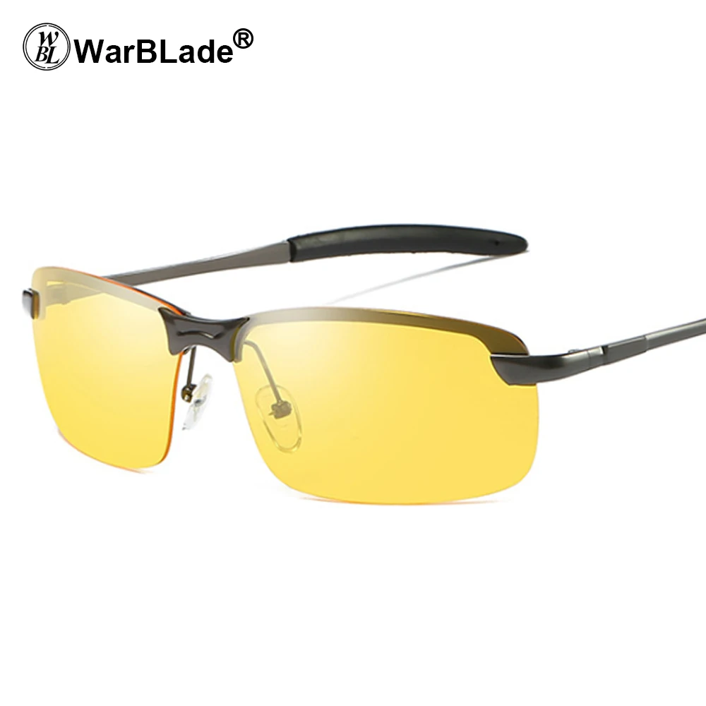 

Мужские алюминиево-магниевые очки ночного видения WarBLade, антибликовые поляризационные солнцезащитные очки, поляризованные очки для вождения