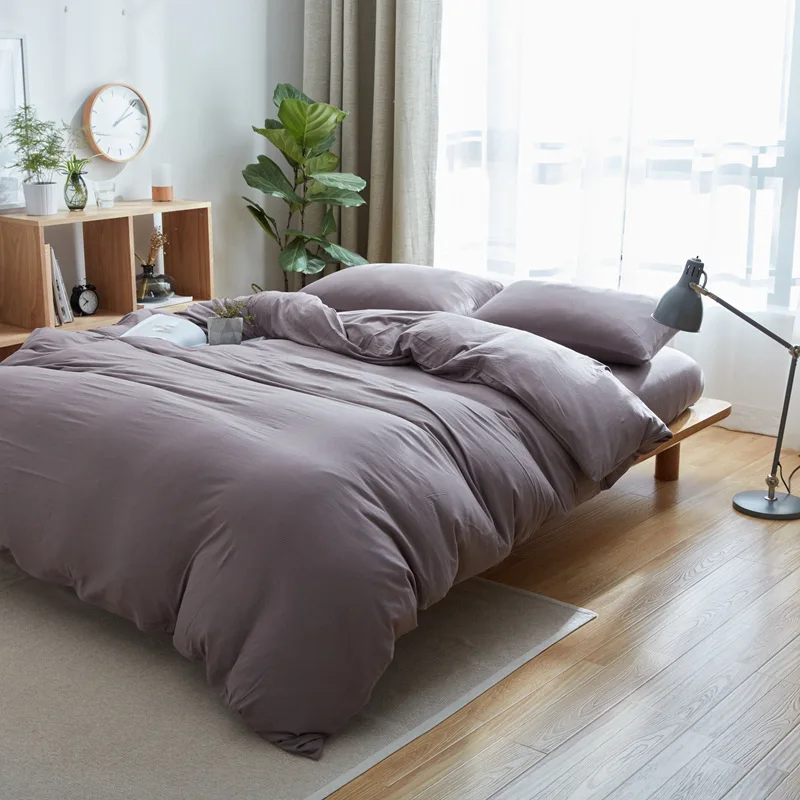4pcs Solid 100% Cotton Bedding Set Duvet Cover Sets Soft Bed Linen Flat Bed Sheet Set Pillowcase bed cover housse de couette
4pcs Solid 100% Cotton Bedding Set Duvet Cover Sets Soft Bed Linen Flat Bed Sheet Set Pillowcase bed cover housse de couette