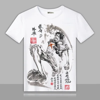 Free shipping Anime ONE PIECE Cosplay Summer T-shirt Short Sleeve Print Student Campus Men and Women T-shirt
Free shipping Anime ONE PIECE Cosplay Summer T-shirt Short Sleeve Print Student Campus Men and Women T-shirt
