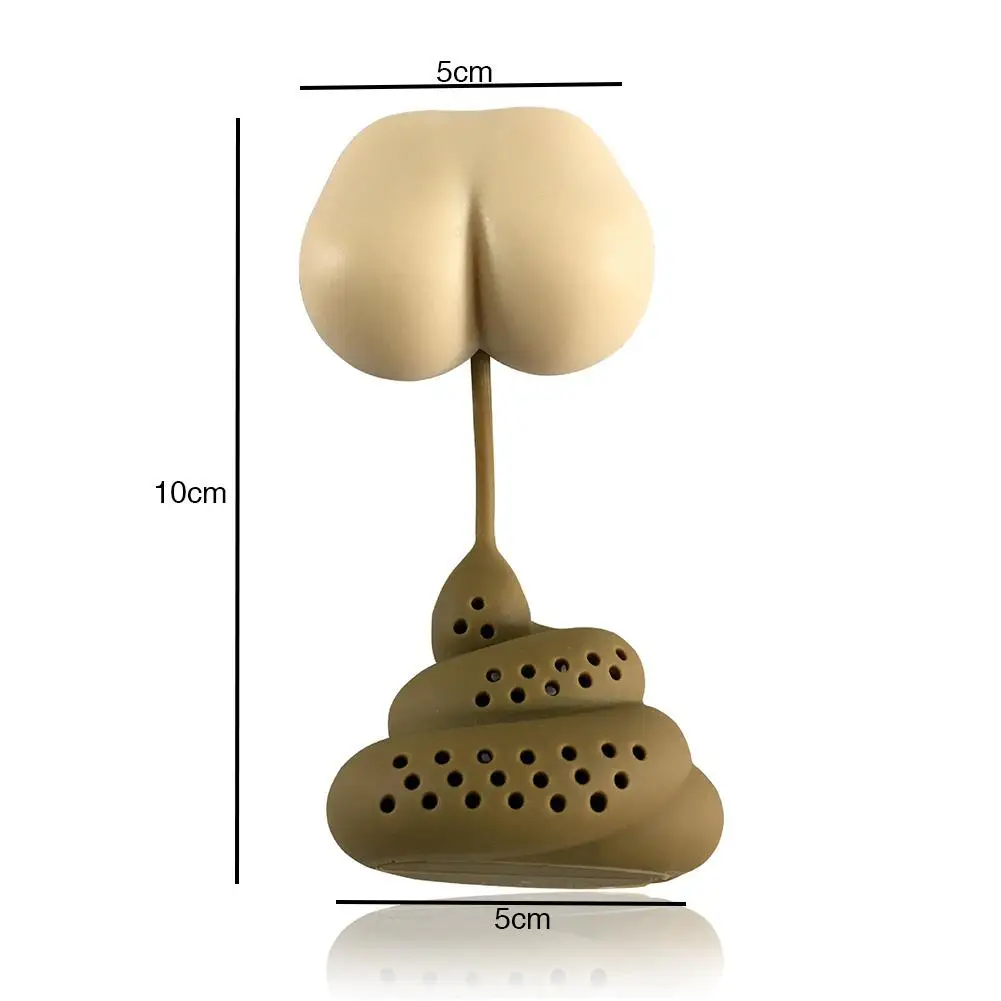 Silicone Tea Infuser Poop Shaped Herbal Tea Bag Coffee Filter Diffuser Strainer Kitchen Accessories Colador Te Infusiones
Silicone Tea Infuser Poop Shaped Herbal Tea Bag Coffee Filter Diffuser Strainer Kitchen Accessories Colador Te Infusiones