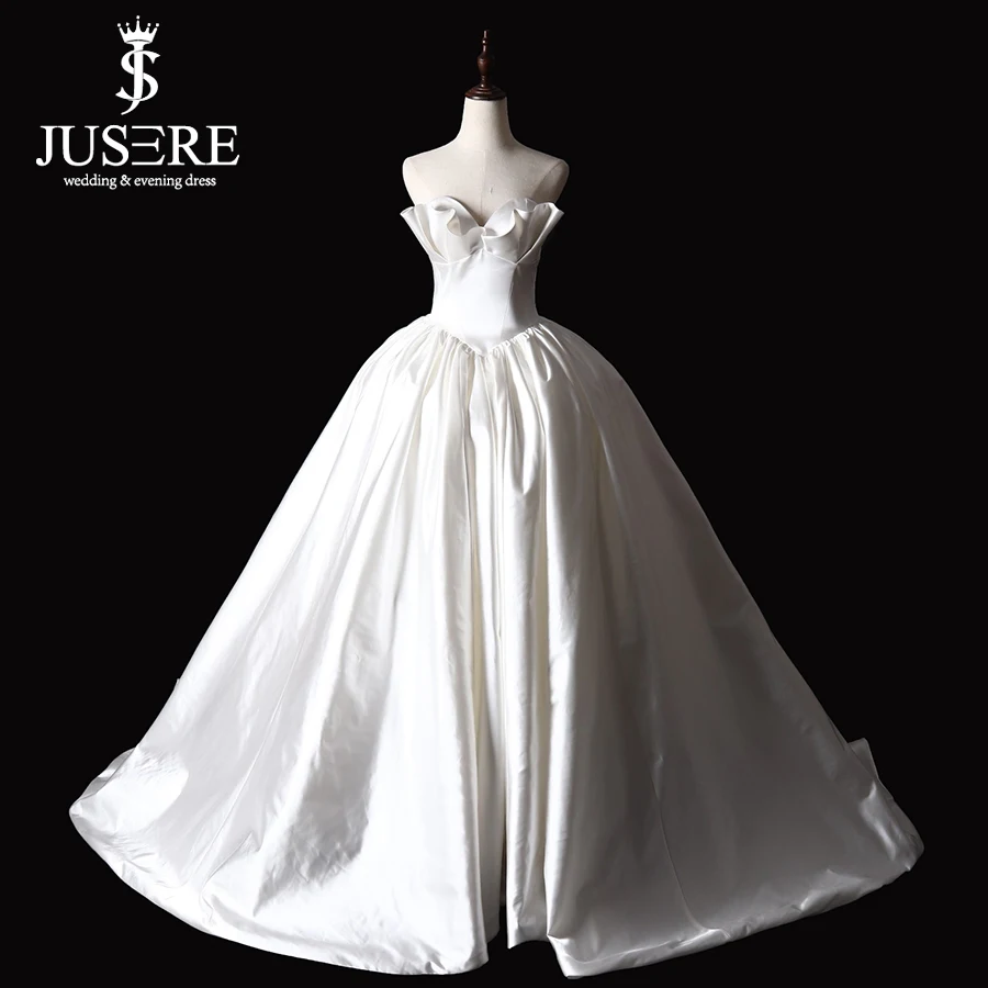 Jusere 2019 Real Photos Ruffles Bust Off Shoulder Ball Gown Wedding Dresses Elegant vestido de noiva With Chapel Tail
Jusere 2019 Real Photos Ruffles Bust Off Shoulder Ball Gown Wedding Dresses Elegant vestido de noiva With Chapel Tail