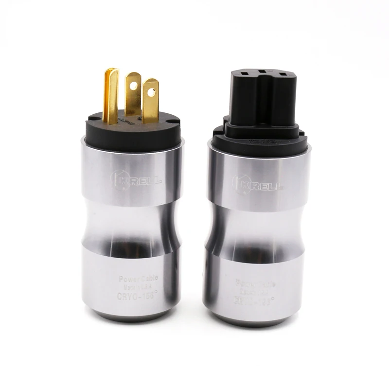 1 pair HiFi Audio Grade Gold plated US AC Power Plug Connector Extension adapter for power cable
1 pair HiFi Audio Grade Gold plated US AC Power Plug Connector Extension adapter for power cable