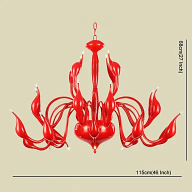 Luxury swan pendant Light 24 Lights LED G4 Red swan Bulb Included/ Living Room / Bedroom pendant lamp 110-220V
Luxury swan pendant Light 24 Lights LED G4 Red swan Bulb Included/ Living Room / Bedroom pendant lamp 110-220V