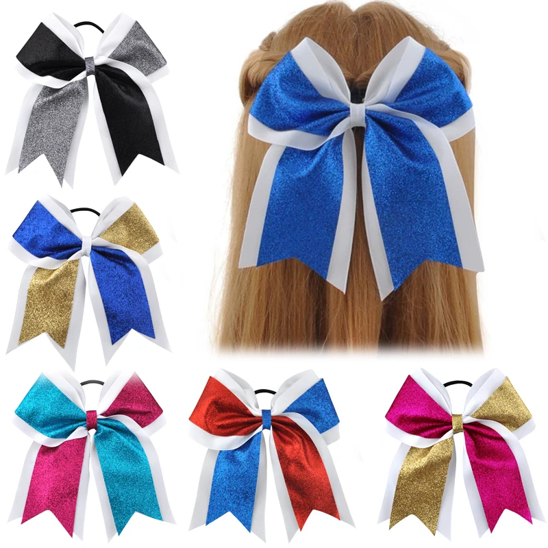 7 Inch Glitter Powder Girls Hair Bows Grosgrain Ribbon Bows Ties Elastic Hair Band Ponytail Hair Holder Accessories For Kids
7 Inch Glitter Powder Girls Hair Bows Grosgrain Ribbon Bows Ties Elastic Hair Band Ponytail Hair Holder Accessories For Kids