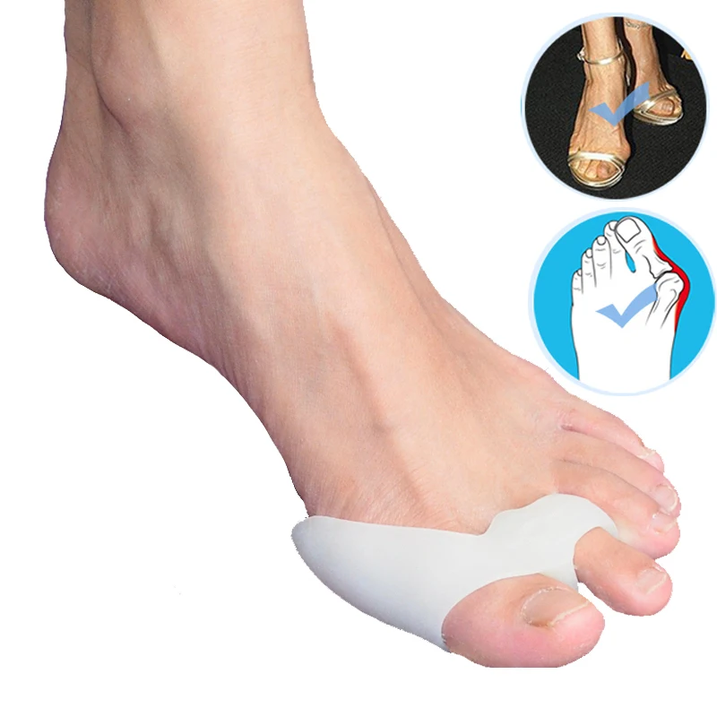 2Pair Hallux Valgus Bunion Corrector Silicone Toe Separator Stretcher Bunion Protector Straightener Correction Foot Care Tool
2Pair Hallux Valgus Bunion Corrector Silicone Toe Separator Stretcher Bunion Protector Straightener Correction Foot Care Tool