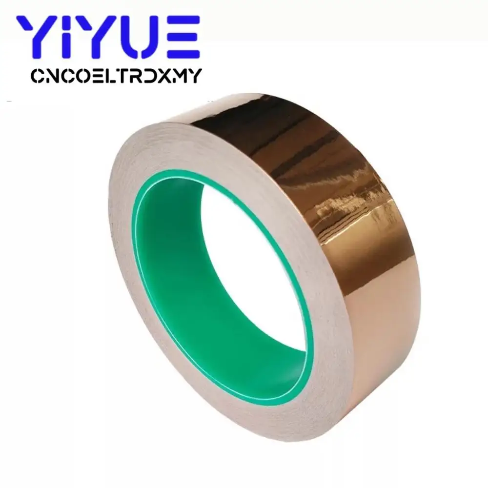 20M Copper Foil Tape Mask Electromagnetic Shield Eliminate EMI Anti-static Repair Double Sided Conductive Copper Tape
20M Copper Foil Tape Mask Electromagnetic Shield Eliminate EMI Anti-static Repair Double Sided Conductive Copper Tape
